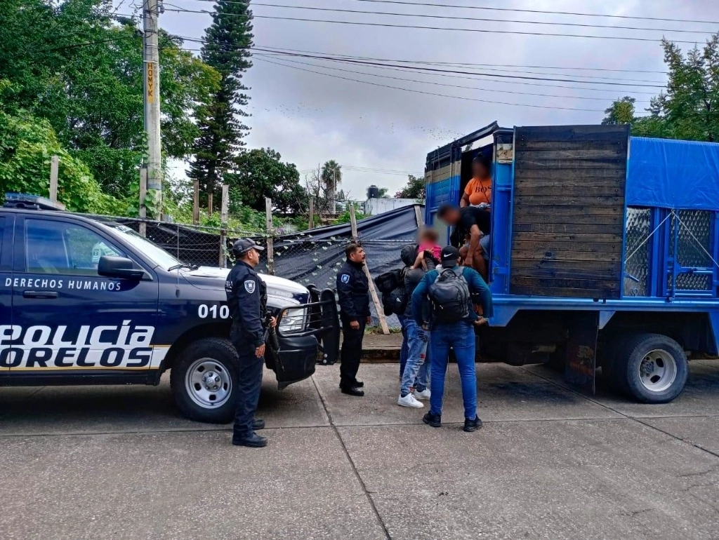 Los elementos adscritos a la Quinta Región Policial, realizaron este operativo, en coordinación con uniformados del municipio de Tepexco del estado de Puebla, y con elementos de la Guardia Nacional y Ejército Mexicano. Foto @GobiernoMorelos
