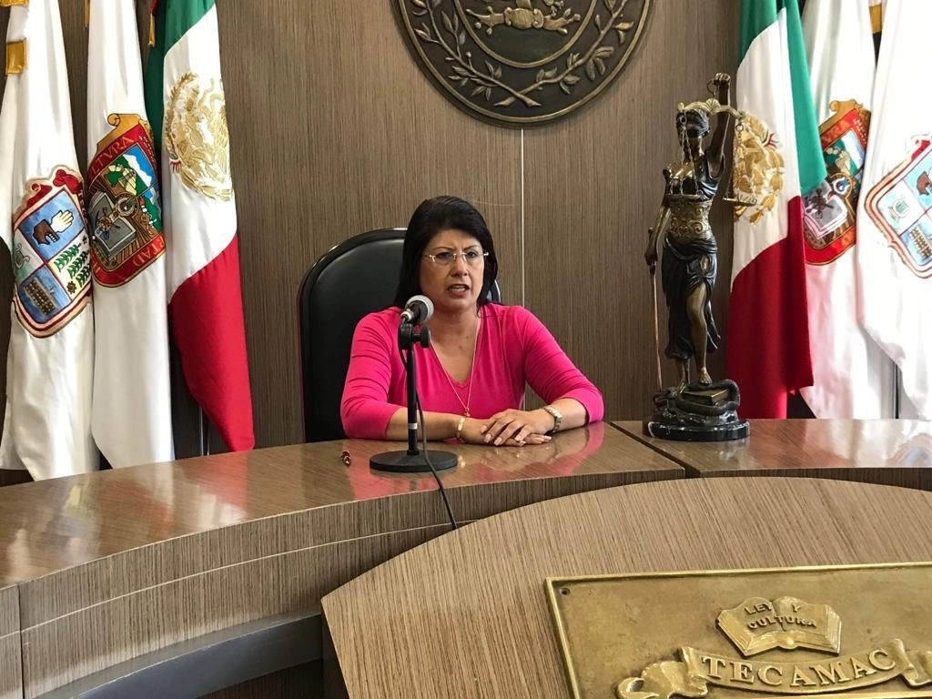 Mariela Gutiérrez, edil de Tecámac informó que en 2020 han atendido 191 reportes de maltratos a menores de edad. Foto tomada del Twitter del @AytoTecamac