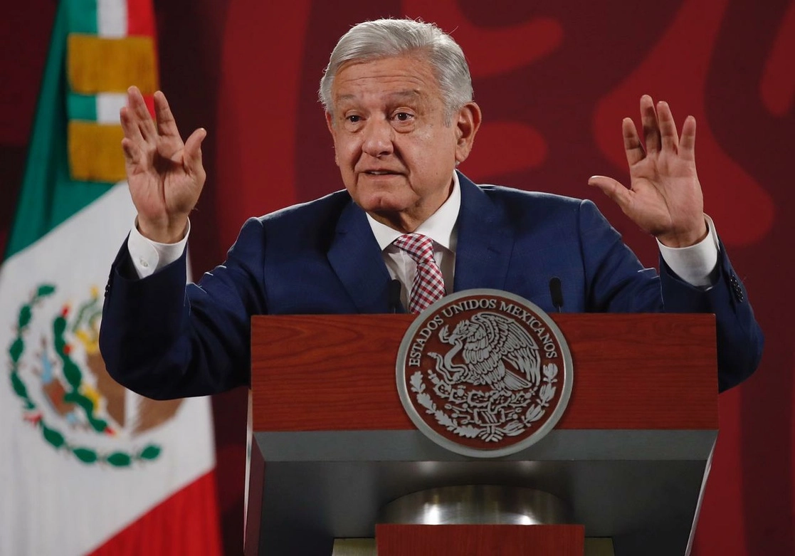 El presidente Andrés Manuel López Obrador durante su conferencia matutina en Palacio Nacional, en la Ciudad de México, el 3 de noviembre de 2022. Foto Cristina Rodríguez