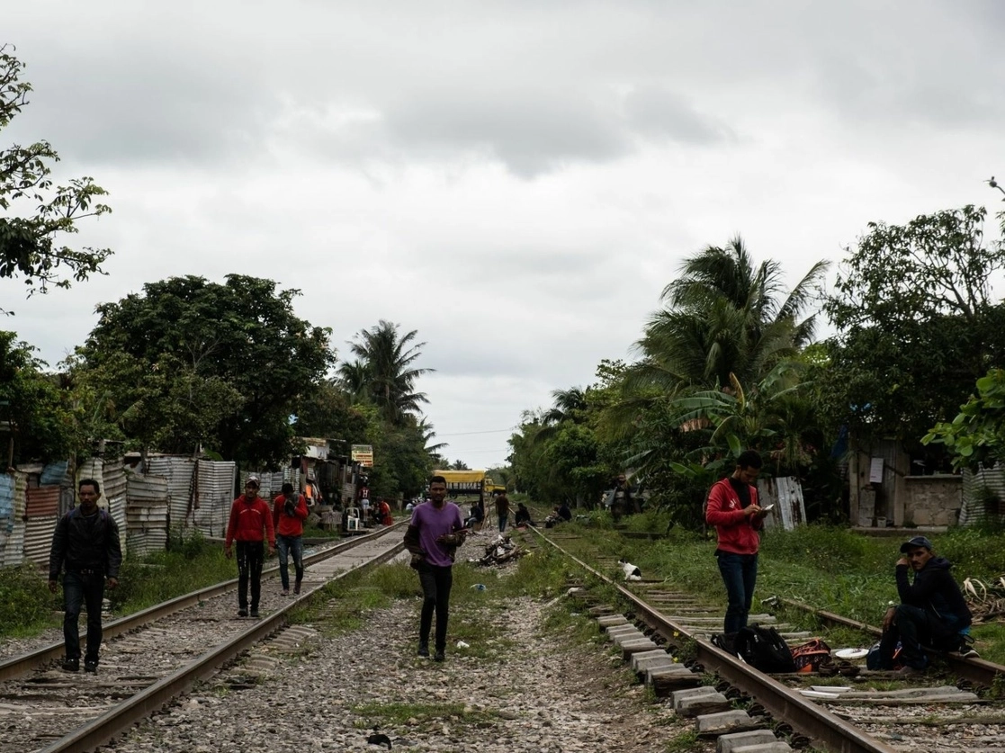 El INM, congruente con la política de protección y salvaguarda la seguridad de las personas migrantes, actúa con pleno respeto a los derechos humanos, el 16 de febrero de 2021. Foto Cuartoscuro