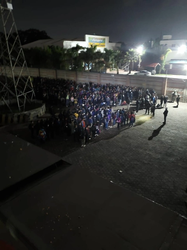 Los migrantes fueron canalizados a instalaciones del INM antes de ser repatriados. Foto @INAMI_mx