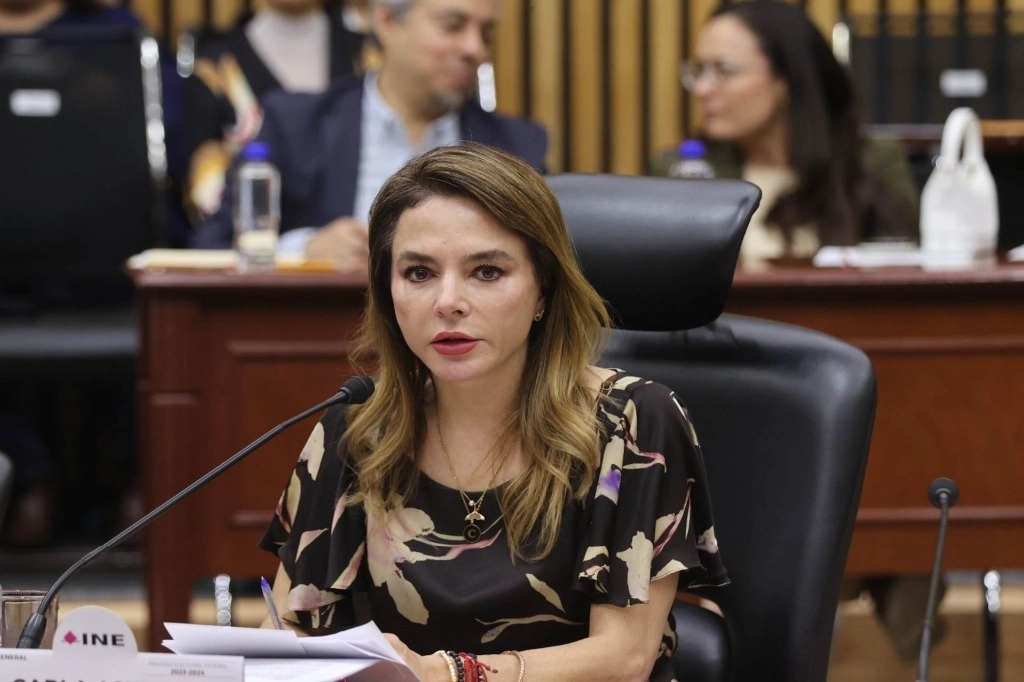 Carla Humphrey, integrante de la Comisión de Prerrogativas y Partidos Políticos del INE. Foto Cuartoscuro / Archivo 
