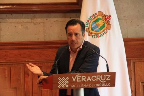 El mandatario de Veracruz, Cuitláhuac García. Foto Sergio Hernández / Archivo 