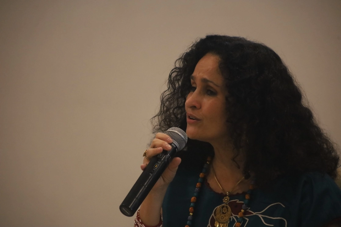 La senadora Susana Harp celebró la participación de las y los oaxaqueños en este foro porque, dijo, se deben escuchar todas las voces en la toma de las decisiones del país. Foto Jorge A. Pérez Alfonso / Archivo