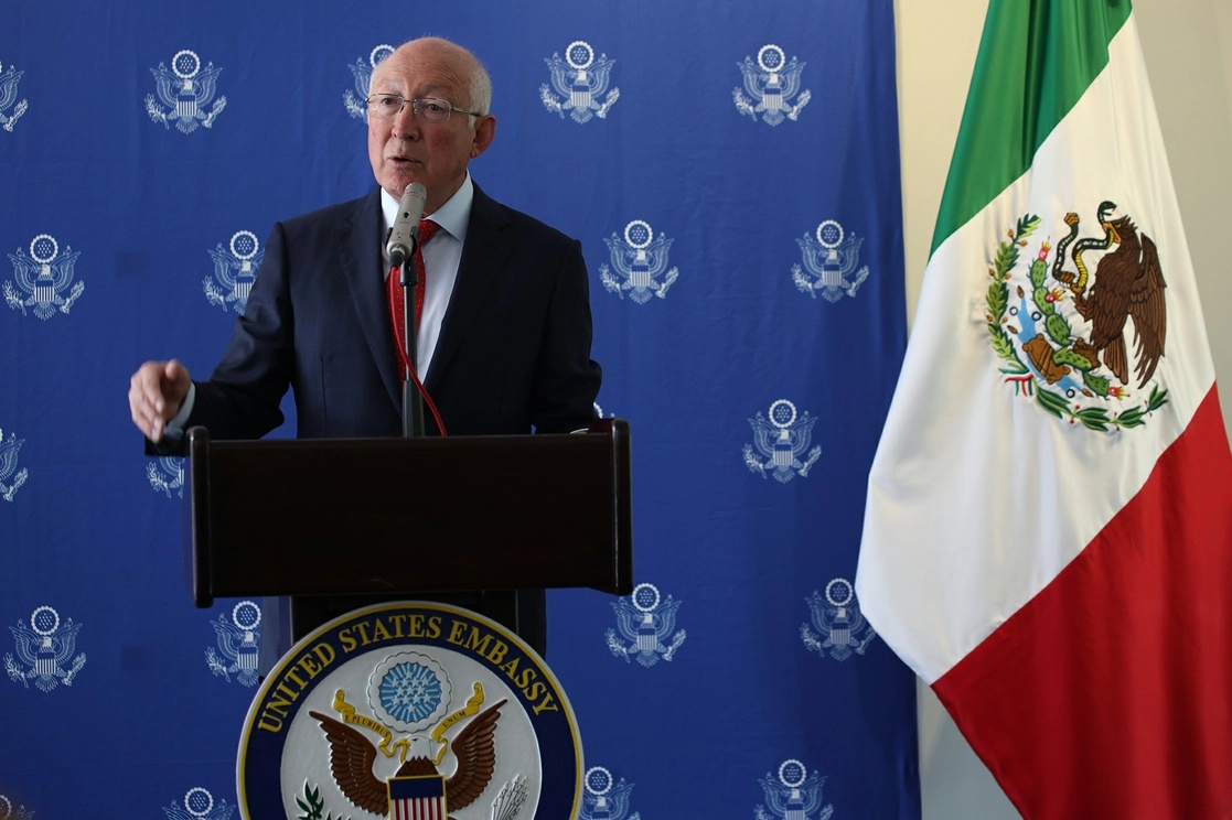 El embajador del gobierno de Estados Unidos en México, Ken Salazar. Foto María Luisa Severiano / Archivo
