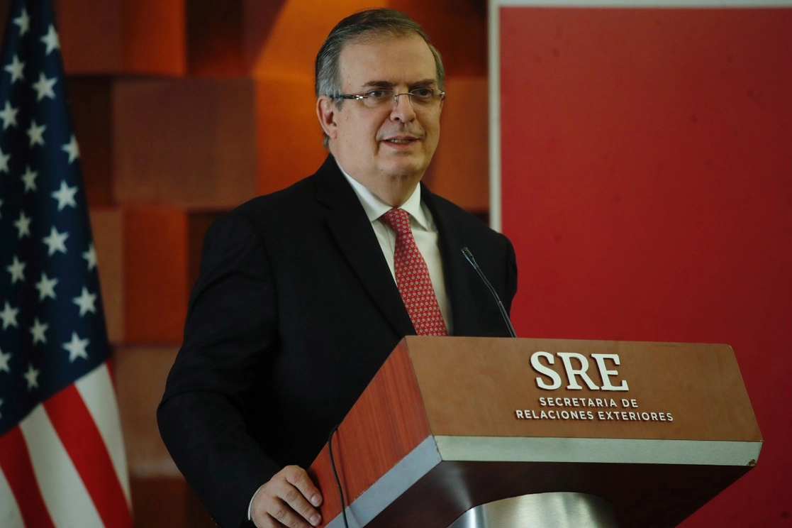 Marcelo Ebrard, titular de la Secretaría de Relaciones Exteriores. Foto Cristina Rodríguez 
