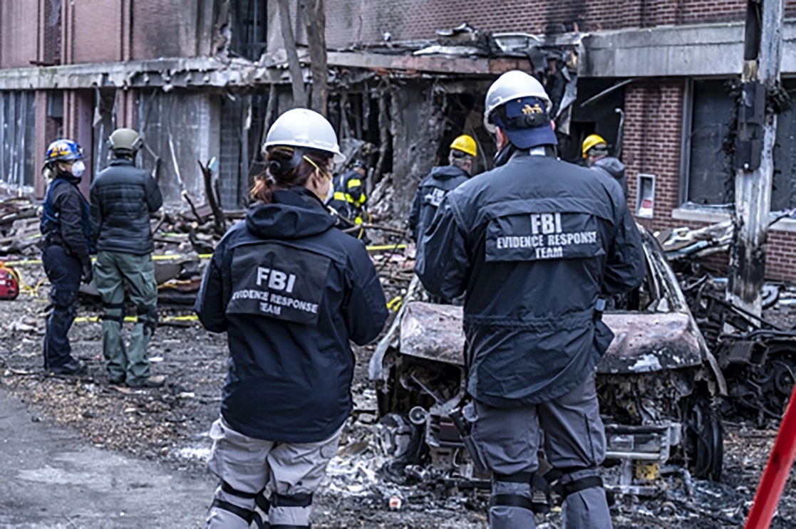 Imagen de la explosión. Foto Ap