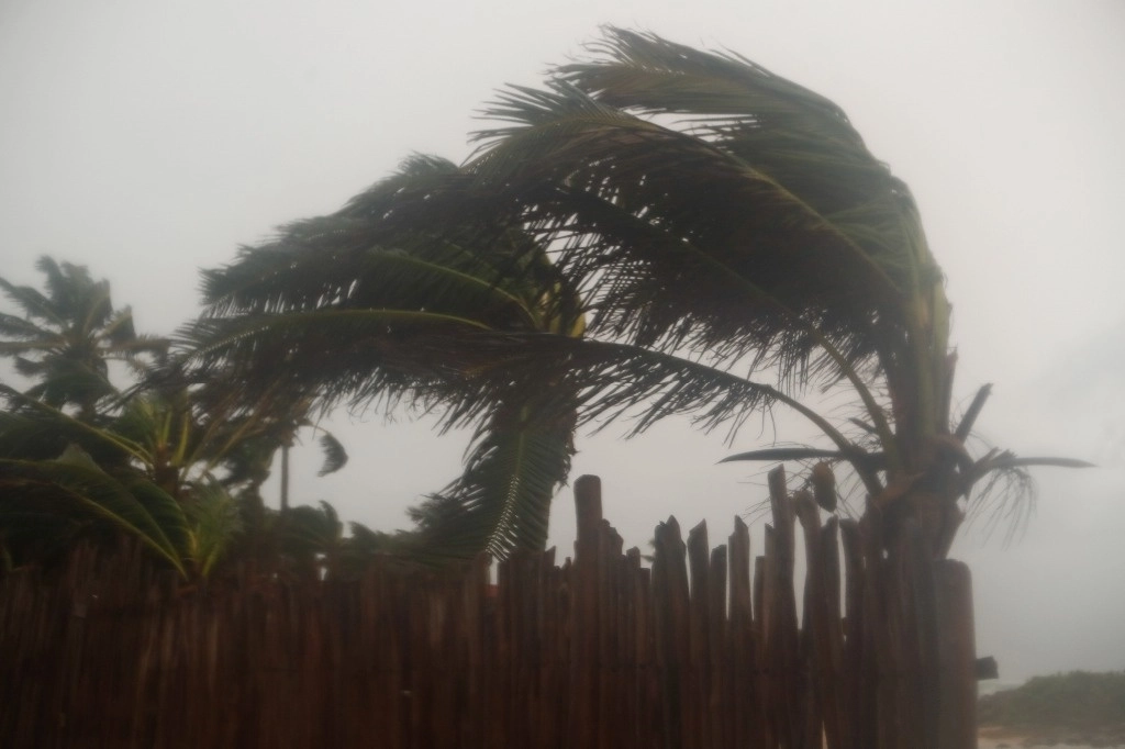 Impacto del huracán ‘Beryl’ en Tulum, Quintana Roo, el 5 de julio de 2024. Foto Víctor Camacho