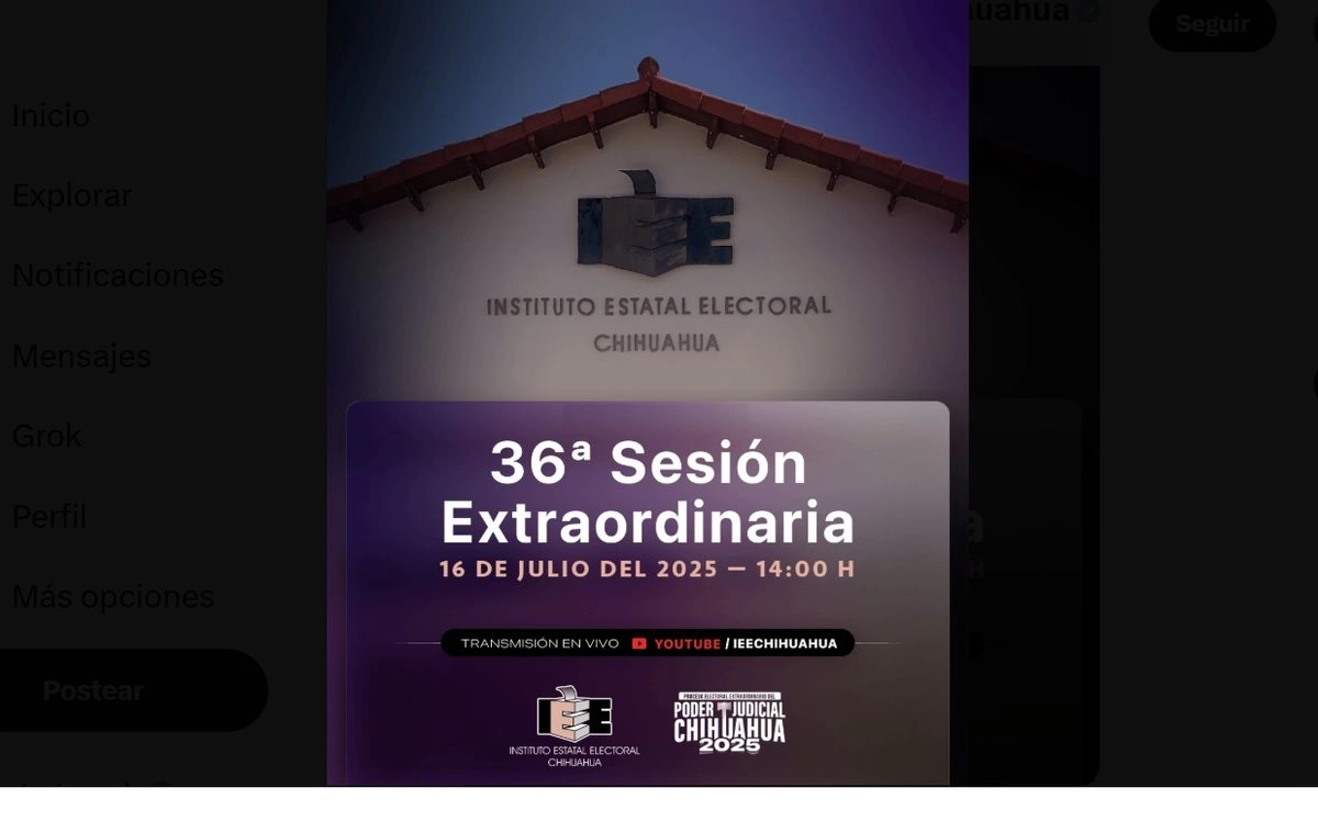 Las órdenes de cambio se dieron a conocer en la sesión del IEE Chihuahua de este miércoles. Foto