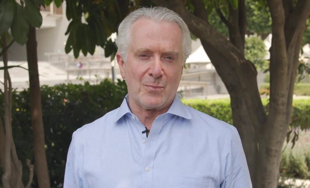 El panista Santiago Creel durante su mensaje