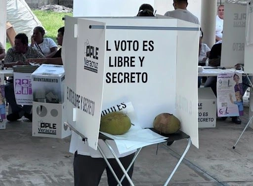 En Veracruz se reportaron varias incidencias durante el desarrollo de la jornada electoral del Poder Judicial. Foto 