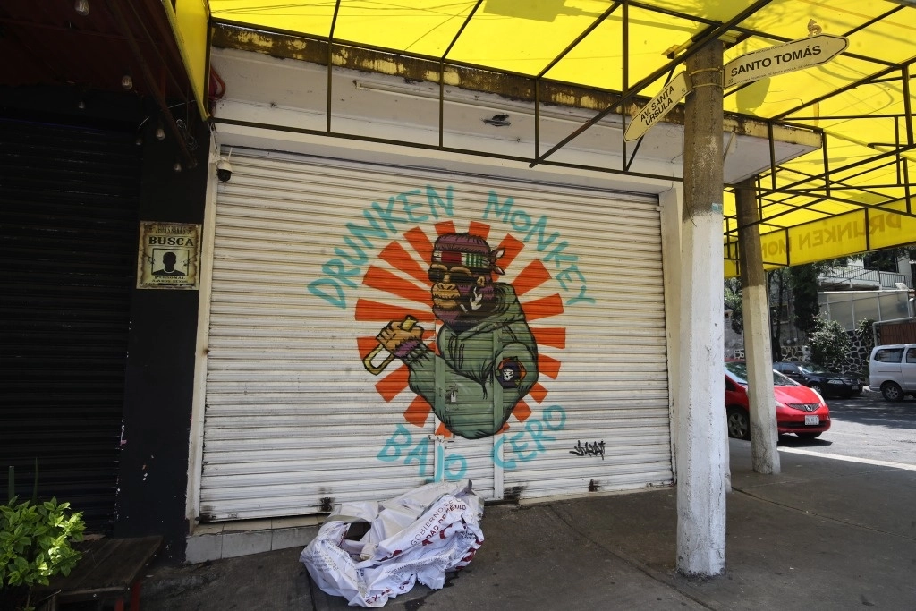 El establecimiento Drunken Monkey, ubicado en el pueblo de Santa Úrsula. Foto Yazmín Ortega Cortés 