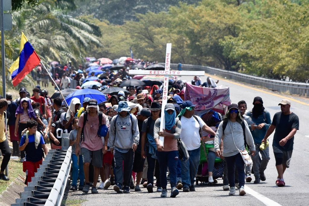 La Jornada Retoma caminata Viacrucis Migrante por Chiapas