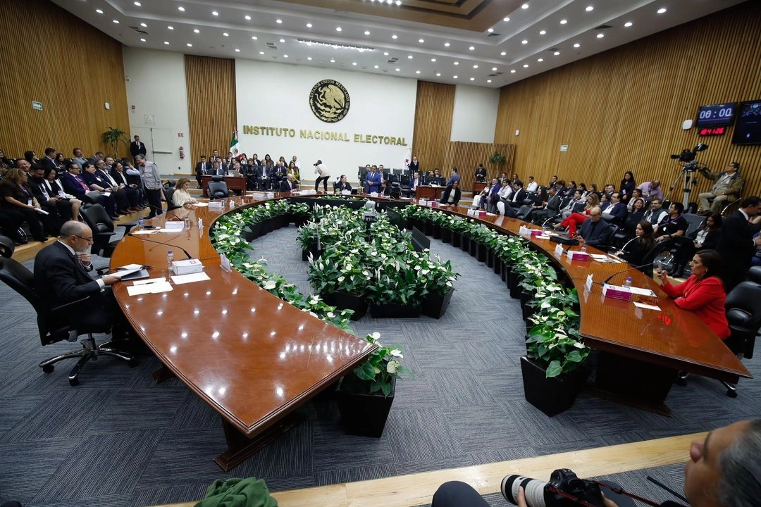 El Consejo General del INE en la Ciudad de México, 1° de junio de 2025. Foto