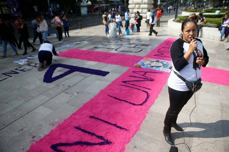 Protesta en contra del feminicidio en imagen de archivo. Foto José Carlo González 