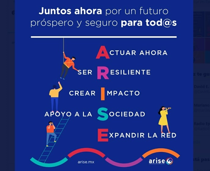 Asimismo, se presentaron avances del plan de trabajo 2020 del Consejo y de las comisiones https://arise.mx/como-trabajamos/comisiones)/ @arisemx