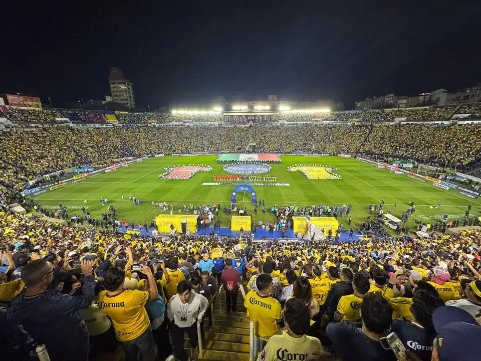 Asistentes al juego de ida de la final de la Liga Mx entre Toluca y América. Foto
