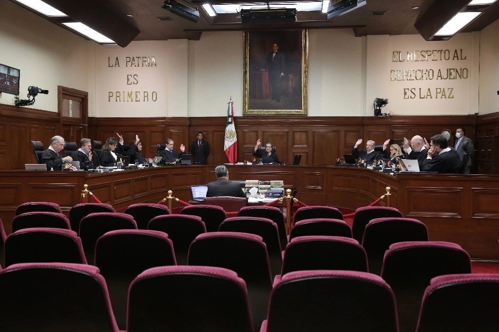 La SCJN durante una sesión en CDMX. Foto Cuartoscuro