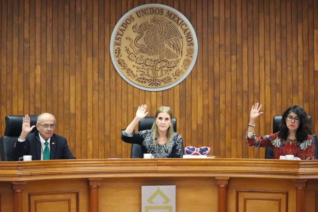 Sesión del Tribunal Electoral de Guanajuato. Foto tomada de su perfil de X