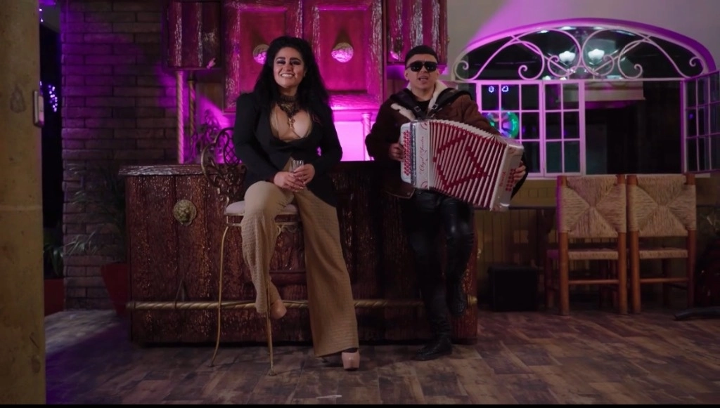 Captura de pantalla del video ‘Tormenta’, protagonizado por la titular de seguridad de Jesús María, Aguascalientes, Georgina Tiscareño de Lira. 