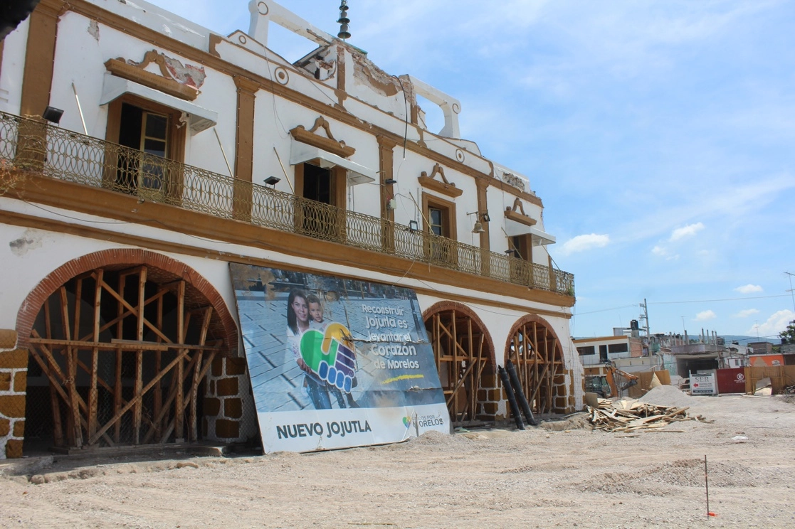 El ayuntamiento de Jojutla resultó dañado por el sismo del 19S de 2017. Foto Rubicela Morelos