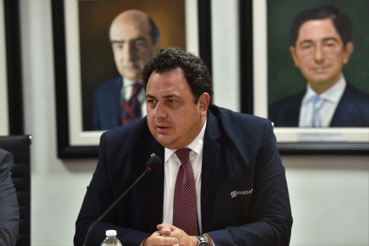Alonso Vega en imagen de la Seneam en twitter