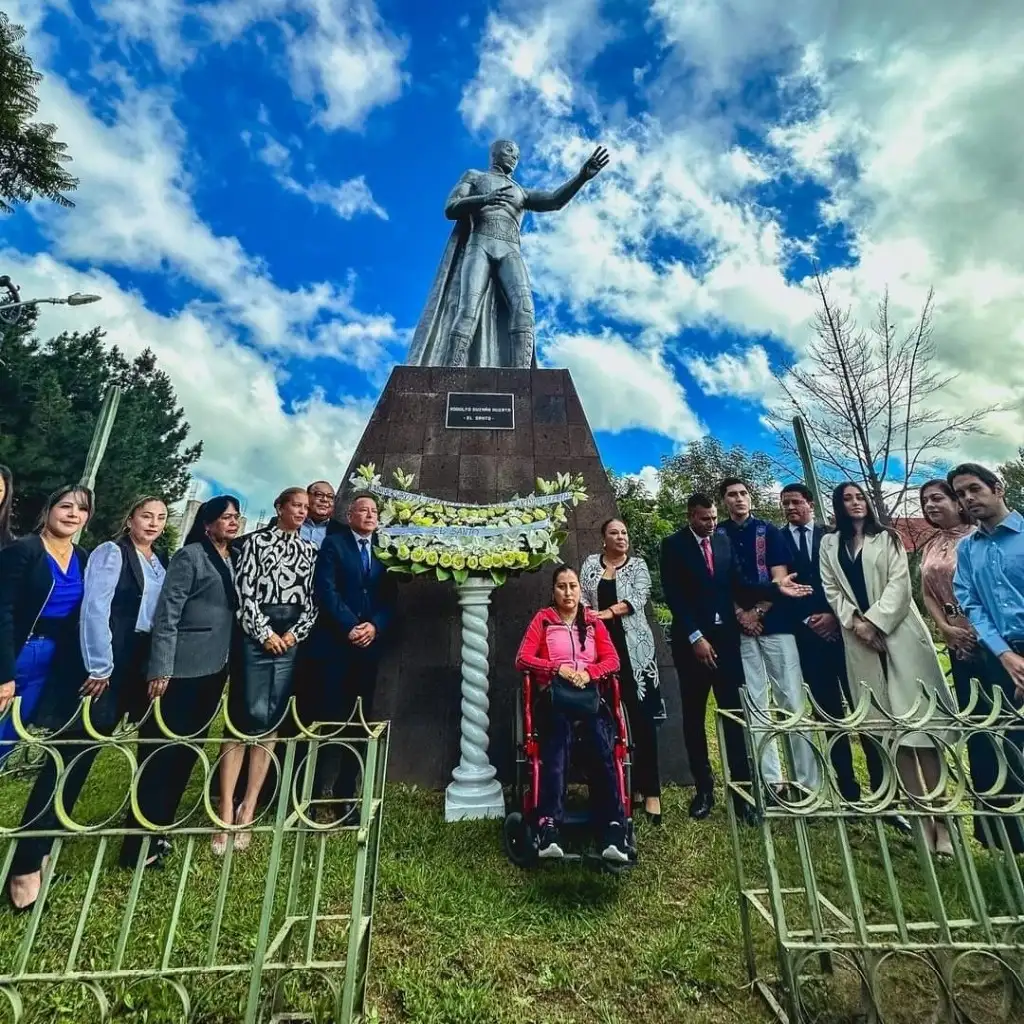 Homenaje a El Santo en Tulancingo, Hgo. Foto: La Jornada