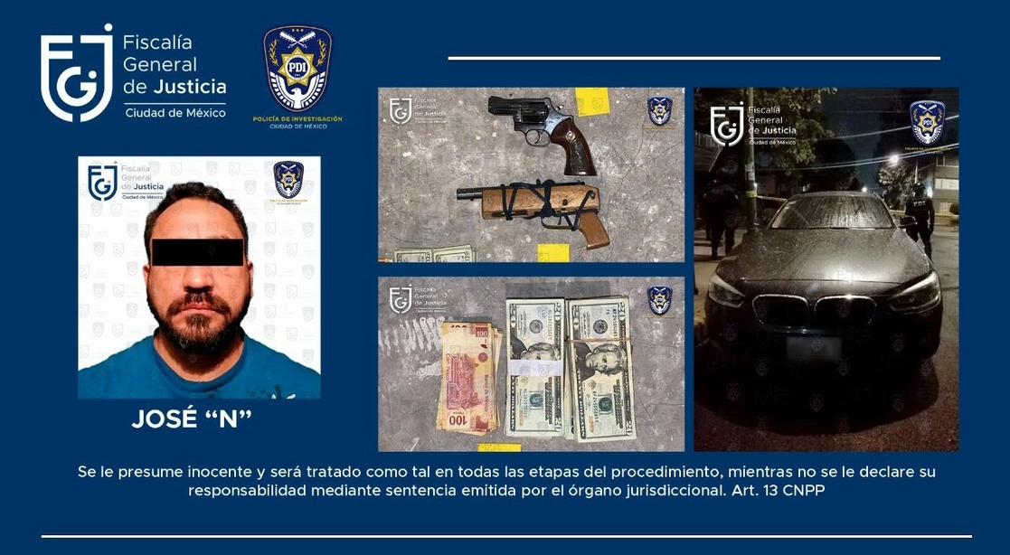 Un juez de control impuso prisión preventiva oficiosa a ‘El Comandante’ presunto informante de operativos de ‘La Ronda 88’. Foto cortesía de la FGJ