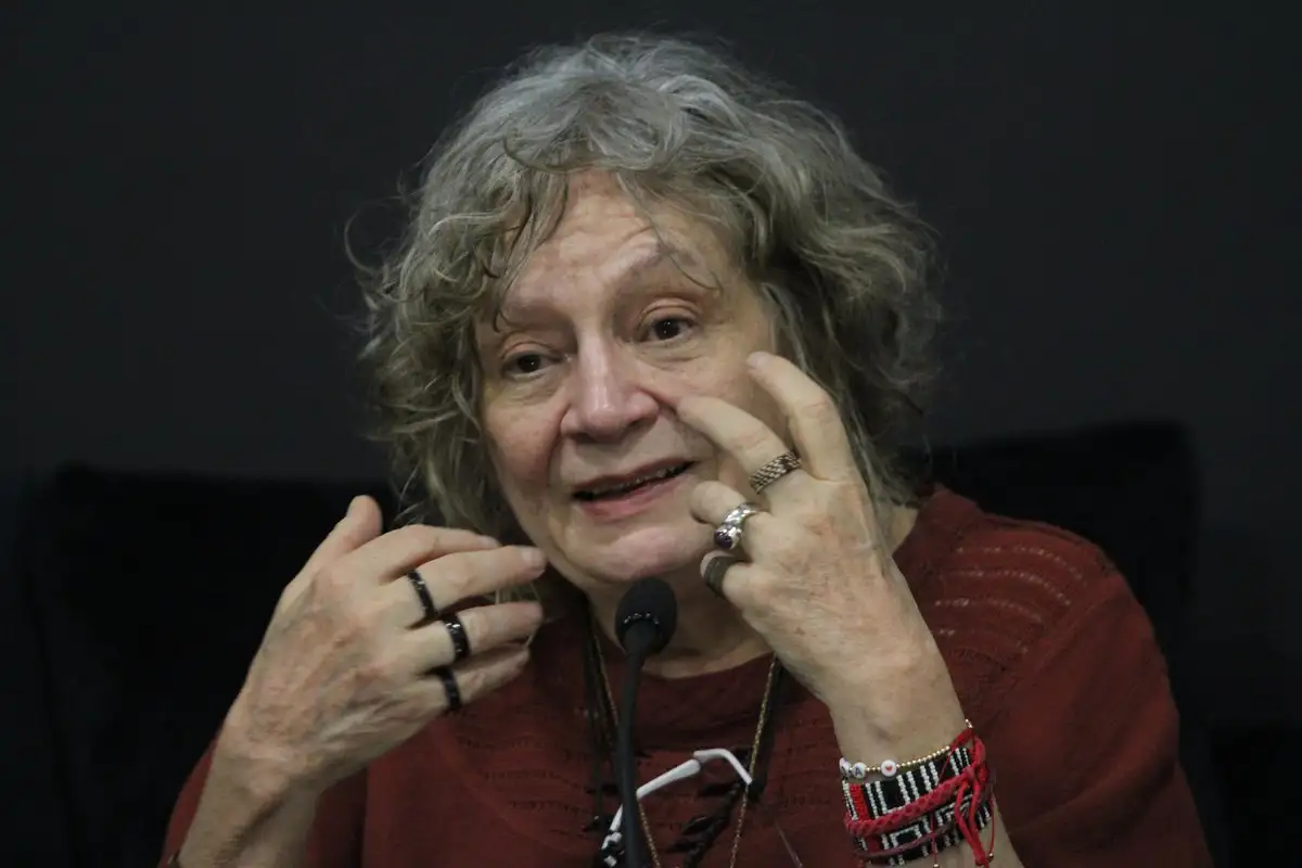 Rita Segato en la Feria Internacional del Libro 2025 en Guadalajara, Jalisco. Foto