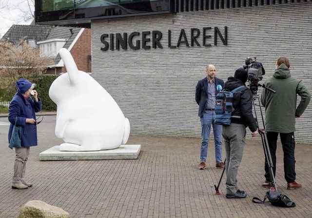 El museo Singer Laren informó a la prensa sobre el robo de la pieza de Vincent Van Gogh. Foto  Afp