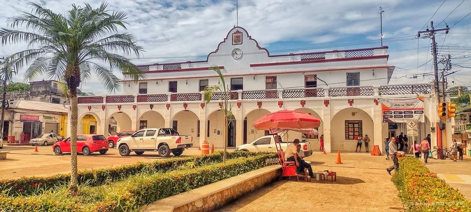 Palacio Municipal de Pichucalco en imagen de archivo. Foto tomada de Facebook 