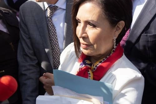 Rosario Robles acusa a Ahumada Kurtz de falsificar su firma. Foto Pablo Ramos
