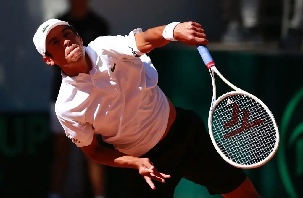 Rodrigo Pacheco en una de las jugadas del encuentro. Foto cortesía ITF