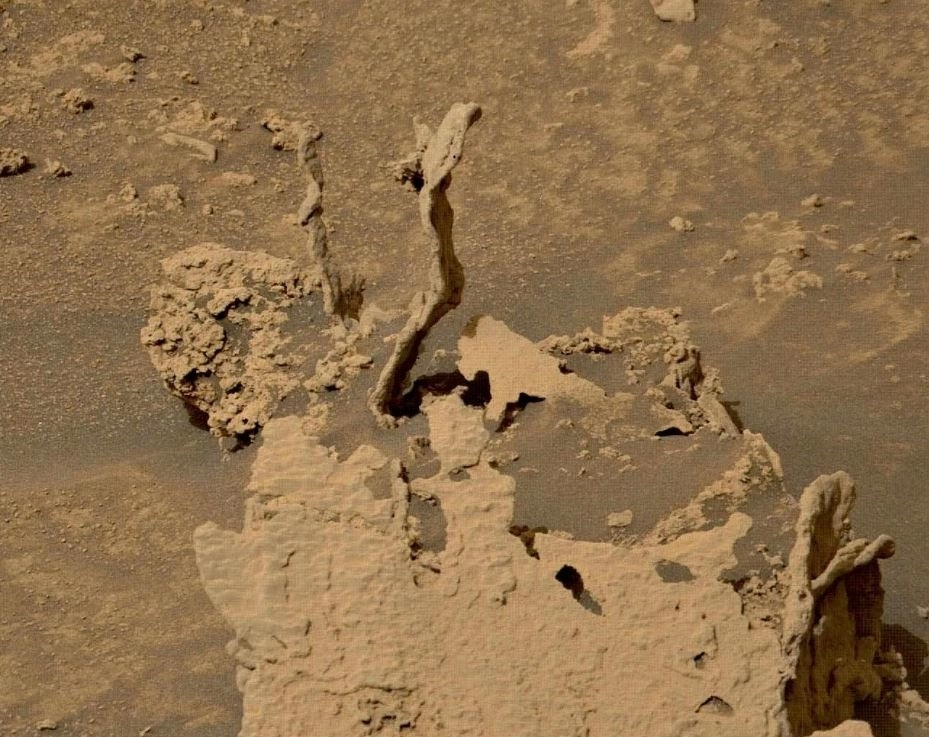 Una ladera del Monte Sharp en Marte, obtenida por el rover ‘Curiosity’ de la NASA. Foto Europa Press 