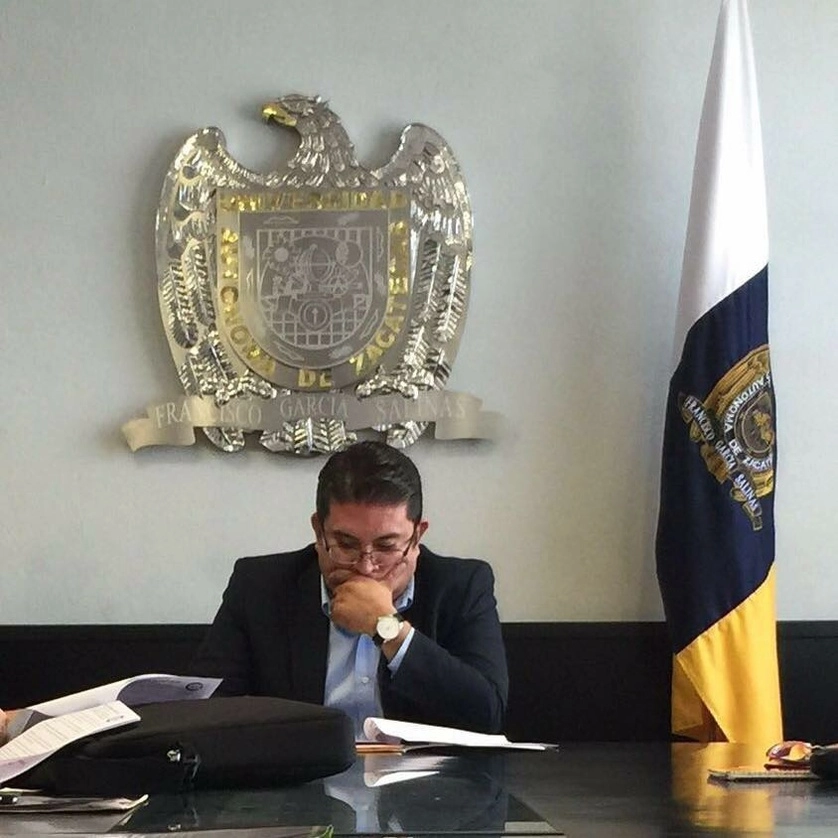 Rubén Ibarra Reyes es el nuevo rector de la Universidad Autónoma de Zacatecas. Foto tomada de facebook.com/ruben.ibarrareyes