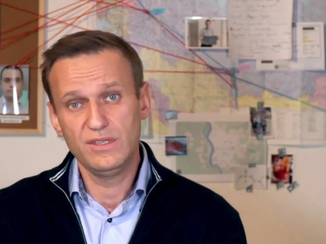 El activista opositor ruso Alexei Navalny durante un video publicado este 21 de diciembre de 2020 a través de su cuenta de Instagram. Foto difundida por AP