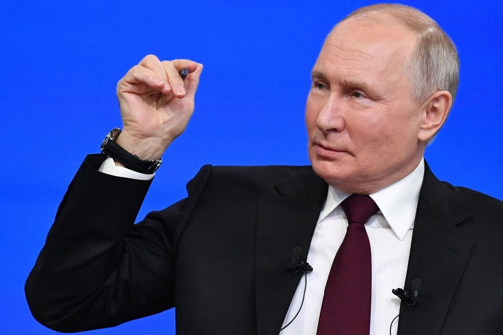El presidente ruso, Vladimir Putin, declaró que su país tiene margen para "avanzar" pese a las sanciones económicas y al conflicto en Ucrania. Foto Afp 