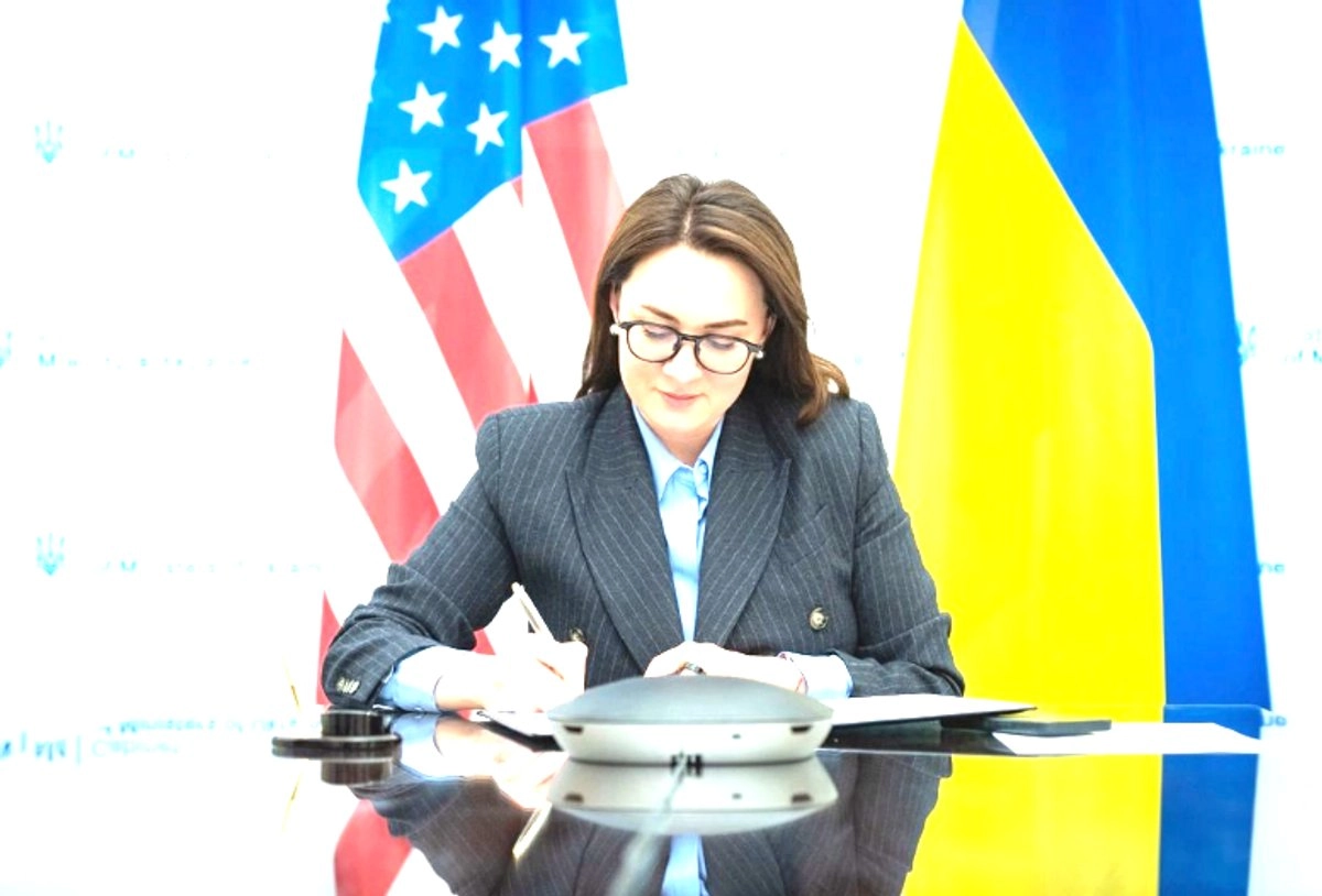 Yulia Svyrydenko, la primera ministra de Ucrania. 