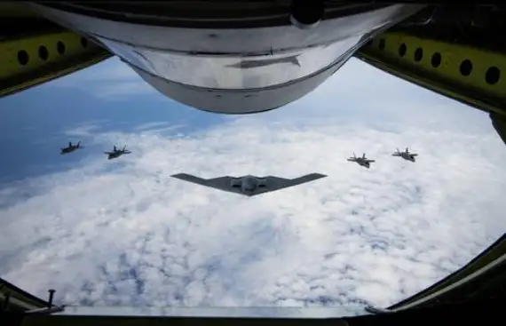 Bombardero B-2 que presuntamente se utilizó en los ataques a las instalaciones nucleares iraníes.