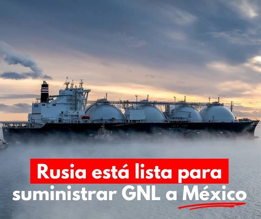 “Ya estamos trabajando con México. Contamos con excelentes tecnologías en el ámbito del gas natural licuado. Estamos dispuestos a compartir estas tecnologías y también a suministrar GNL a México”, afirmó Tsiviliov. Imagen tomada de 