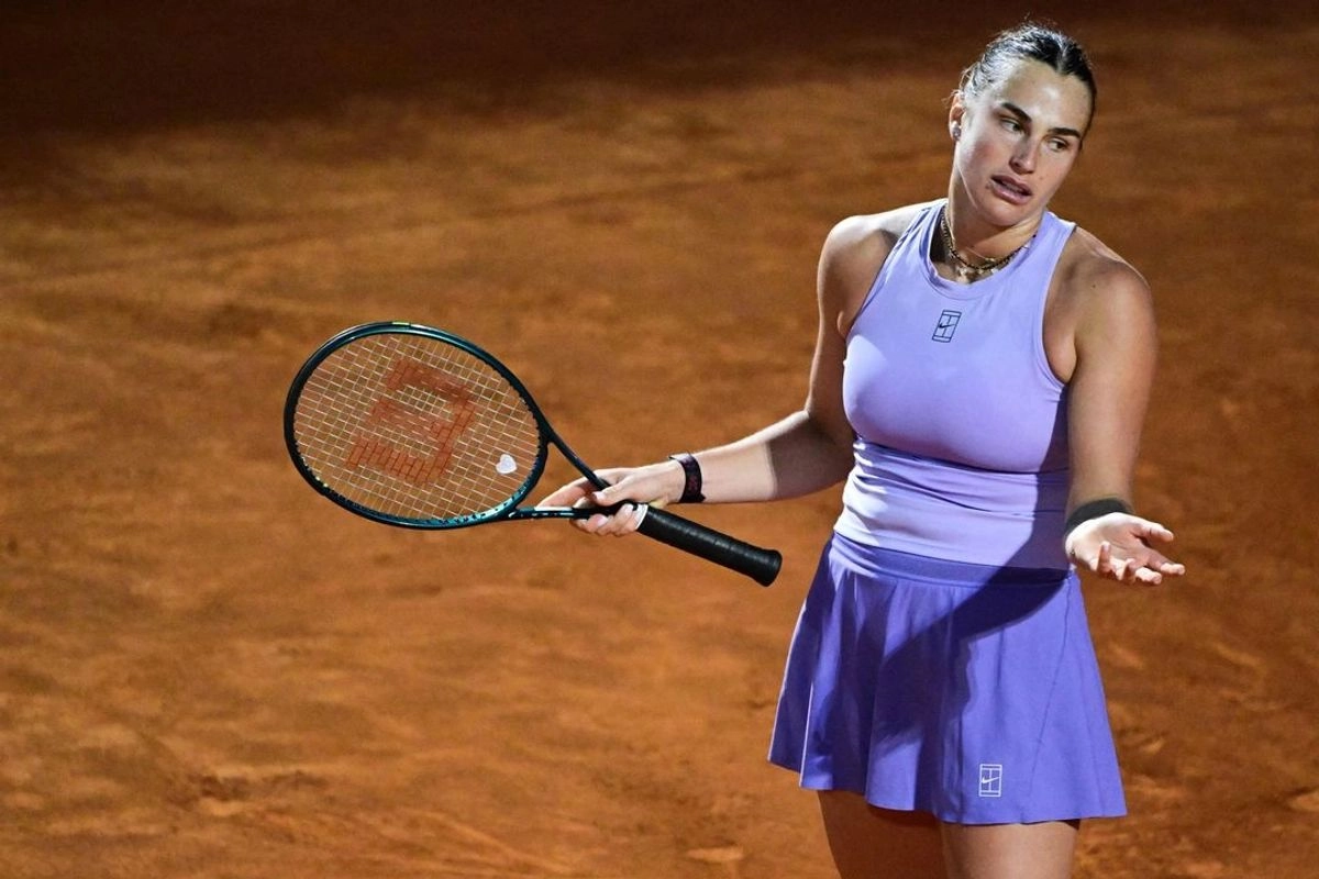 La bielorrusa Aryna Sabalenka, número uno mundial, quedó eliminada este viernes en los cuartos de final del torneo de Cincinnati a manos de la kazaja Elena Rybakina. La imagen, de archivo. Foto 