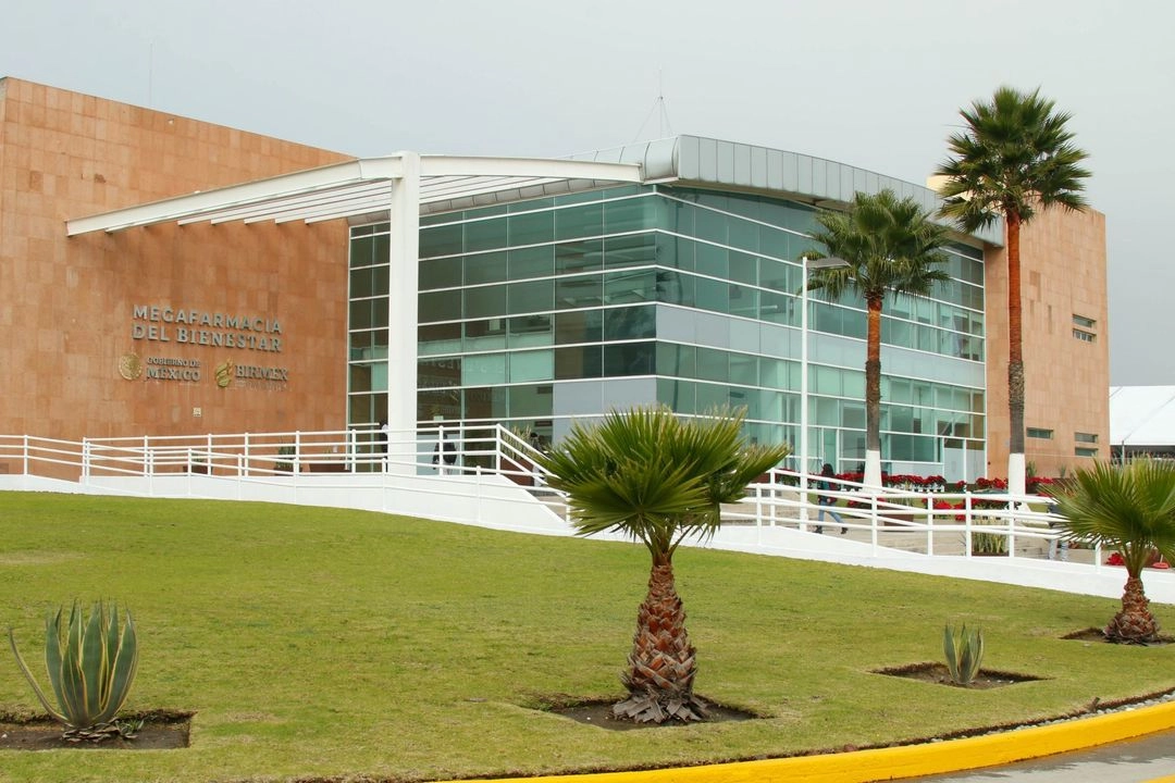 Instalaciones de la Megafarmacia del Bienestar, ubicada en Huehuetoca, estado de México.