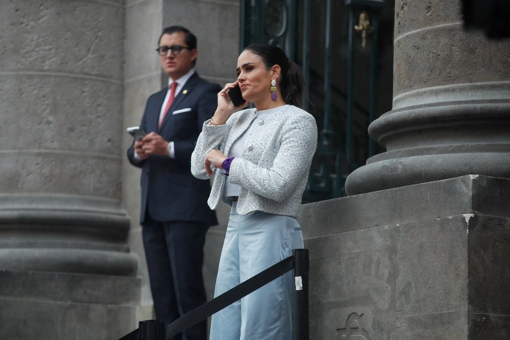 La Sala CDMX del Tribunal no acreditó violencia política de género contra Caty Monreal, candidata de Morena a la alcaldía Cuauhtémoc. En la imagen, Alessandra Rojo de la Vega. Foto Cristina Rodríguez 