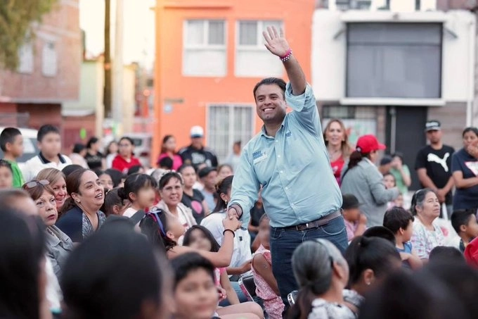 Miguel Ángel Varela en un acto proselitista durante su campaña en imagen tomada de su perfil de X.