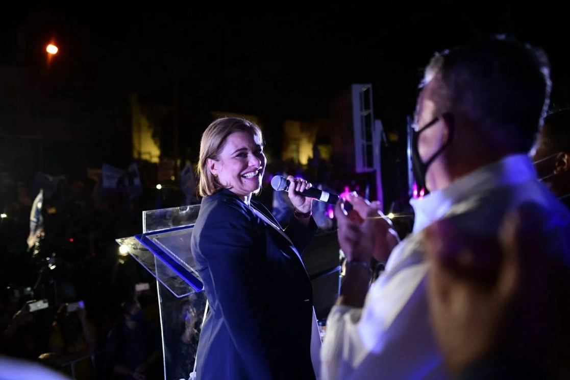 La panista, Maru Campos, fue ratificada como ganadora de las pasadas elecciones. Foto de su perfil de Facebook