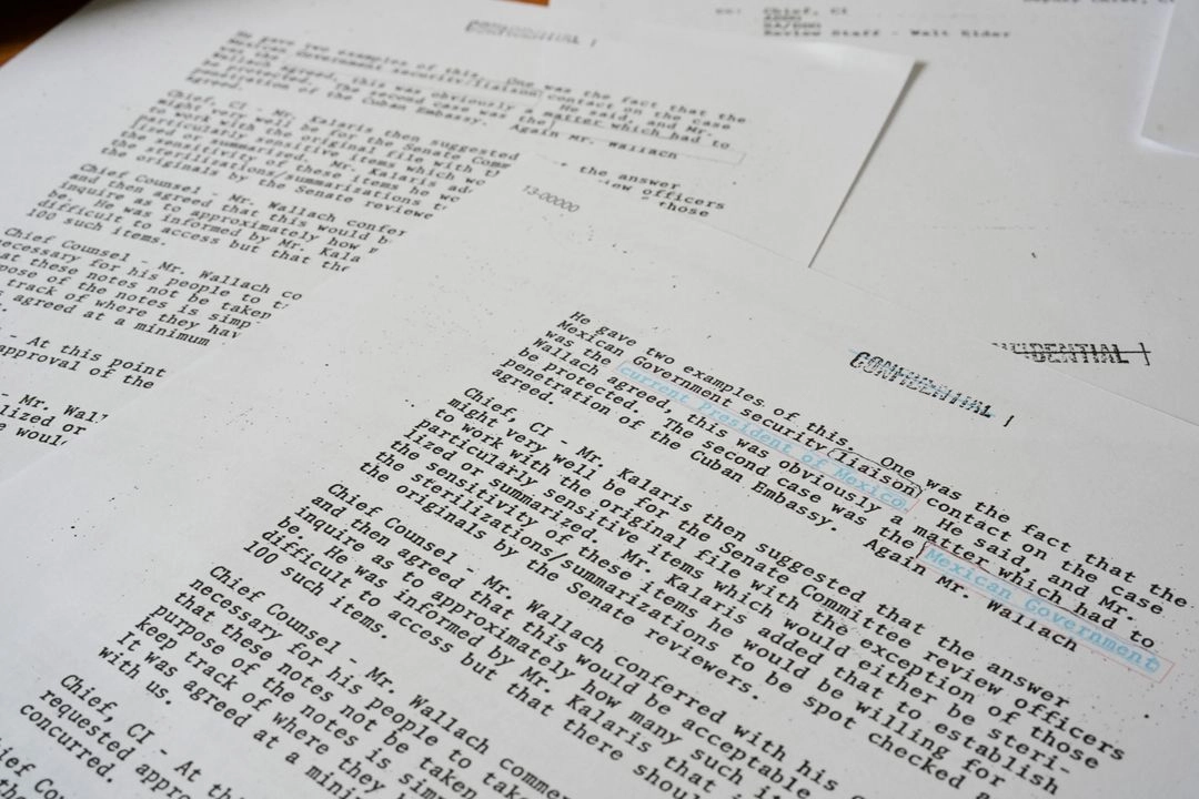 El gobierno de Donald Trump desclasificó más de mil documentos secretos que contienen nuevos detalles sobre el espionaje estadunidense en México en los años 60, así como conspiraciones de asesinato y reportes de actividades clandestinas de la CIA en Cuba y otros países. Foto