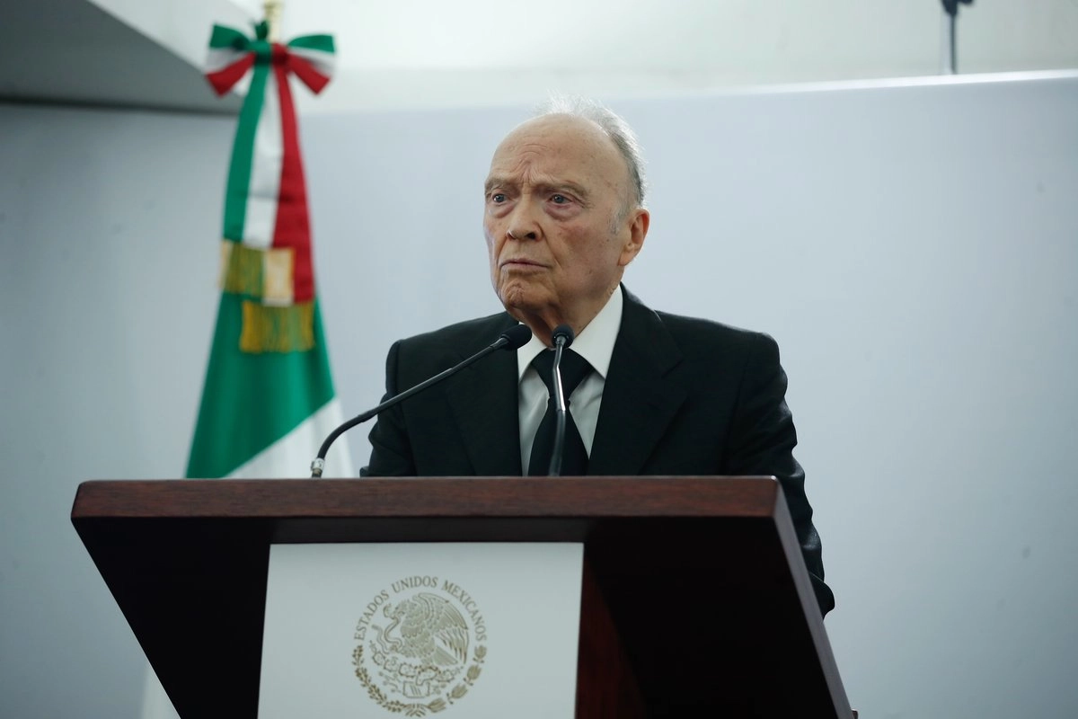 El ex fiscal genera de la República, Alejandro Gertz Manero, en las instalaciones de la SSPC, el 7 de septiembre de 2025. Foto 