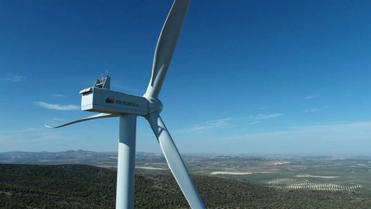 Turbina eólica de la empresa española. Foto