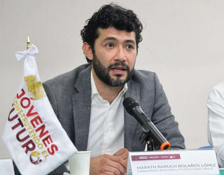 Marath Bolaños será el nuevo secretario del Trabajo, luego de la designación del presidente López Obrador. Foto tomada del sitio de https://www.facebook.com/marathb07 / Archivo