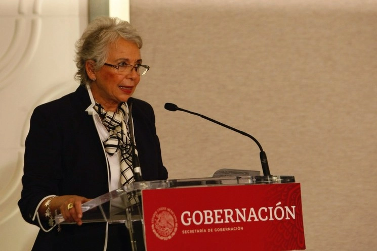 Olga Sánchez Cordero, titular de la Secretaría de Gobernación. Foto LA JORNADA/Roberto García Ortiz